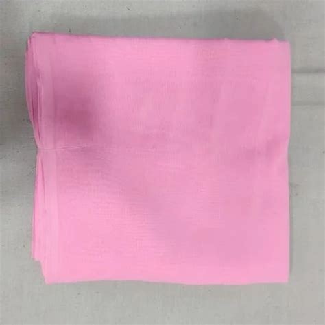 Plain Baby Pink Micro Polyester Fabric At Rs Meter Micro Polyester