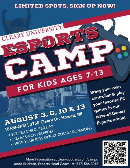 Cleary University hosts Esports camp for kids ages 7 to 13