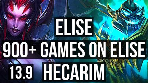 ELISE Vs HECARIM JNG 6 0 4 2 7M Mastery 900 Games Dominating