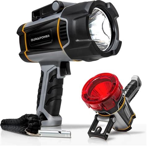 Durapower Rechargeable Spotlight Super Bright LED Handheld Spotlight