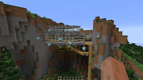 Minecraft Cliff Builds