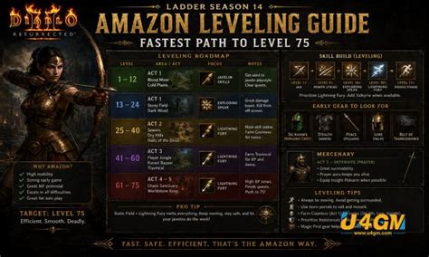 D2 Amazon Leveling Guide
