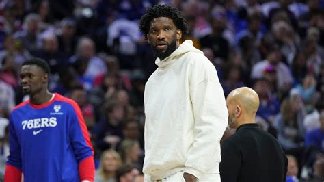 NBA suspends 76ers center Joel Embiid for shoving a member of the media ...