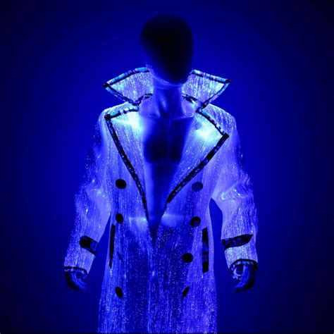 Mens Light Up And Fiber Optic Top Coat Your Mind Your World Fiber Optic Dress Light Up