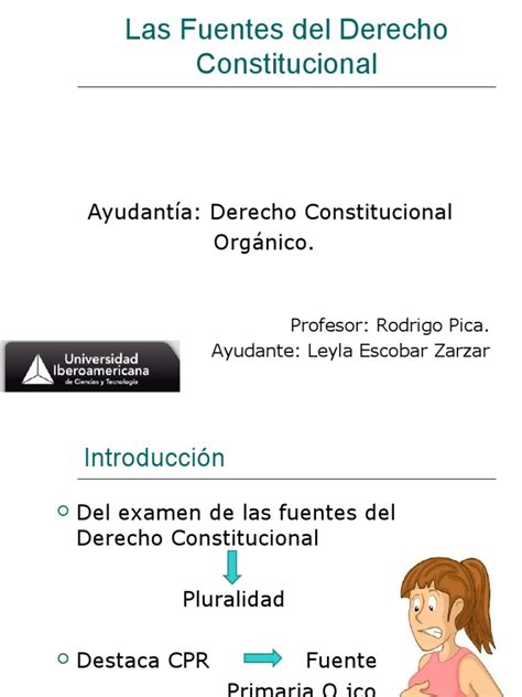 Las Fuentes Del Derecho Constitucional Regulation Sources Of Law