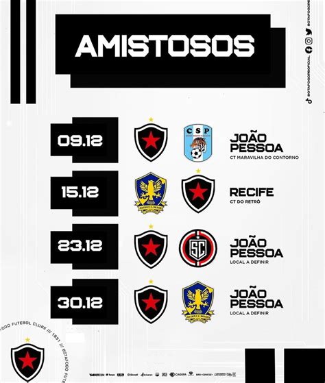 Botafogo Pb Far Quatro Amistosos Visando A Temporada S O Bento