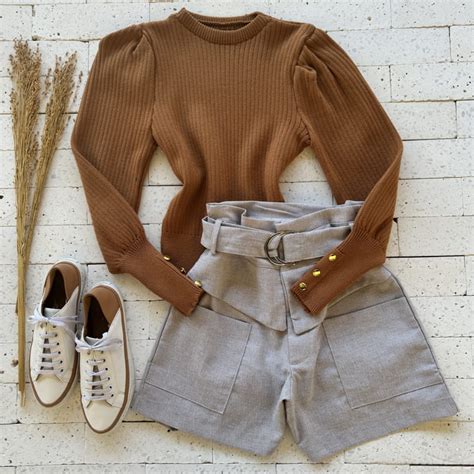 BLUSA MODAL CANELADO PRINCESA BOTÕES NO PUNHO NUDE Dondoca Moda