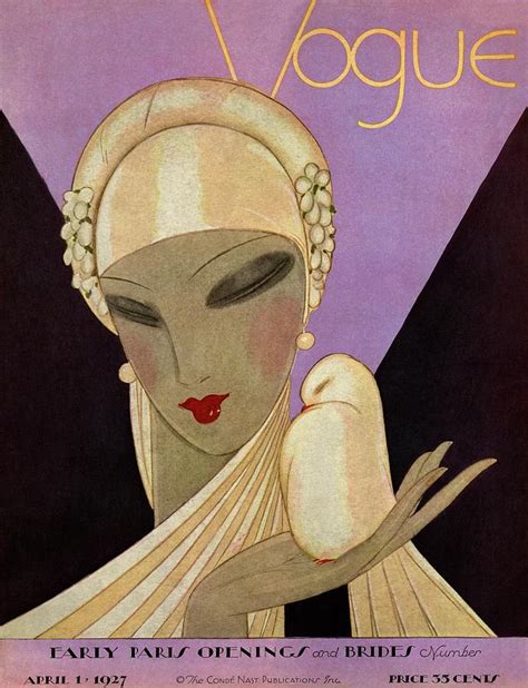 A Vogue Magazine Cover Of A Woman By Eduardo Garcia Benito