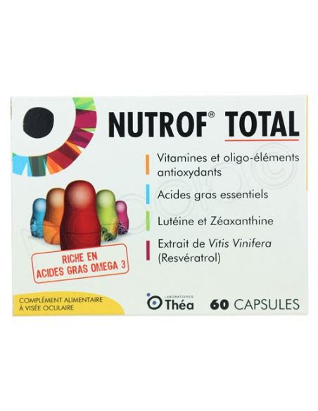 Nutrof Total Compl Ment Alimentaire Vis E Oculaire Archange Pharma