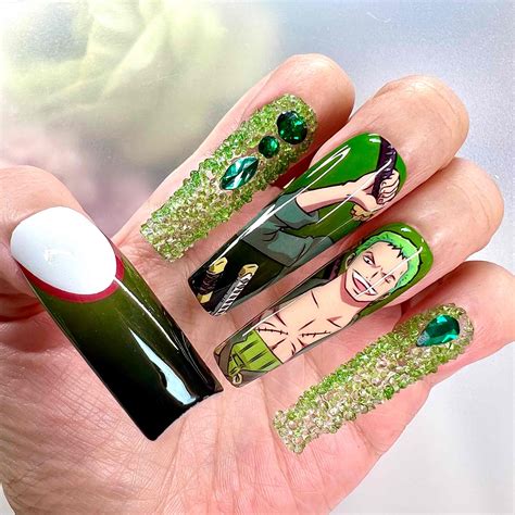 Zoro Emerald Diamanté | Froni Nail