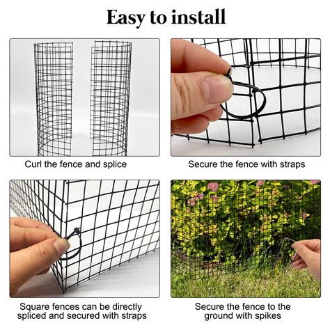 Snapklik.com : 10 Pack Plant Protector From Animals, 12 X 12 Square
