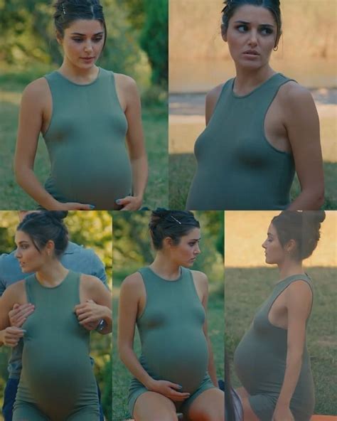 Hande Erçel Tv show outfits Stylish maternity outfits Cannes