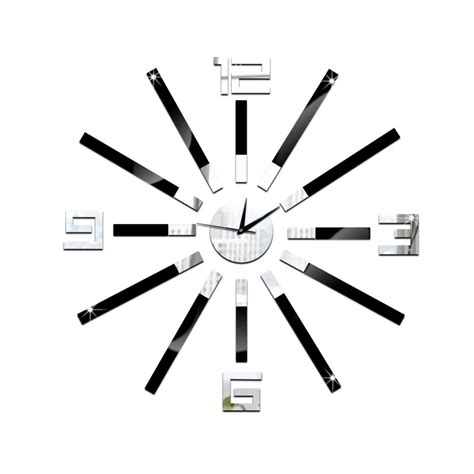 Venta Reloj Pared Adhesivo Plata En Stock