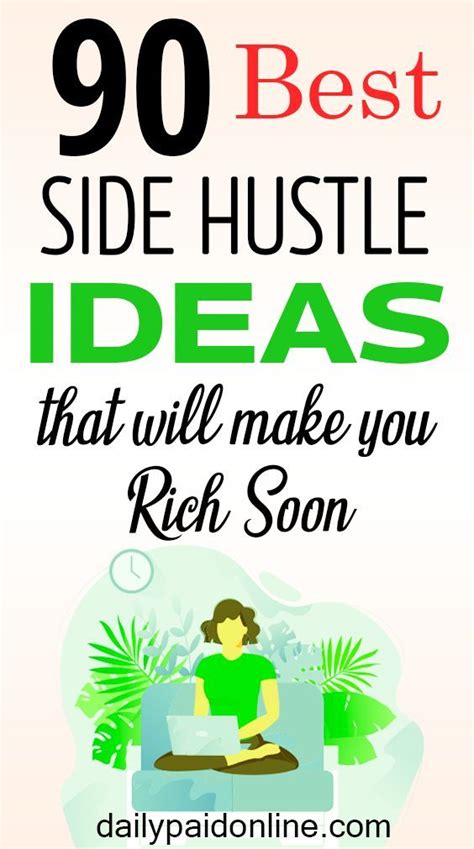 100 Best Side Hustle Ideas That Will Make You Rich Soon Artofit