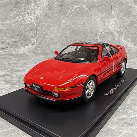 國產名車 124 豐田 Mr2 1989 合金車模型 只有兩門可開閉 非跳燈 蝦皮購物
