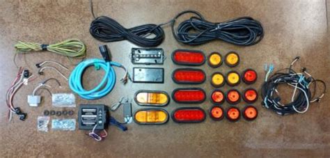 New Pj Trailers Complete Wiring Kit W Defender 2 Breakaway System Ebay