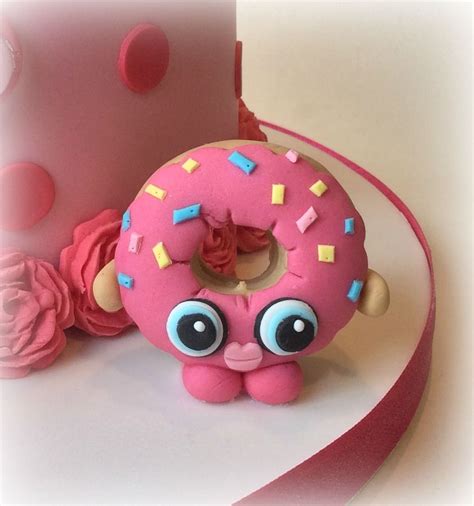 D Lish Donut Shopkins Fondant Cake Decoration Shopkins Birthday Cake Shopkins Cake