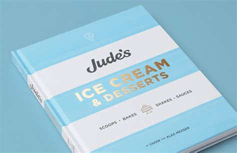 Jude's Ice Cream & Desserts - Studio Noel recipe book design