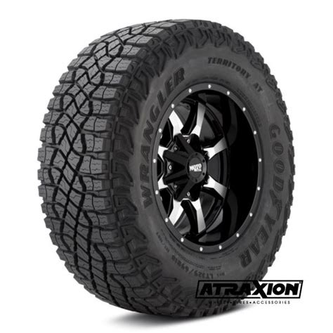 325 65 18 Goodyear Wrangler Territory AT Atraxion Banden Velge