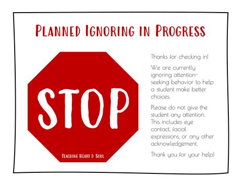 Planned Ignoring: An Intervention Strategy for Inappropriate Behavior