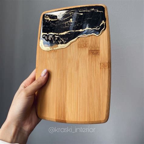 Разделочная доска 400₽ | Разделочные доски, Эпоксидная, Смола