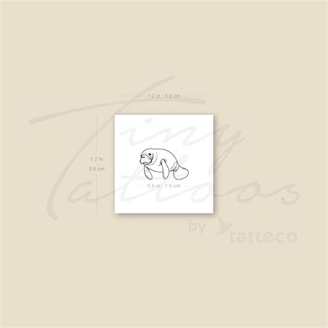 manatee tattoo 6