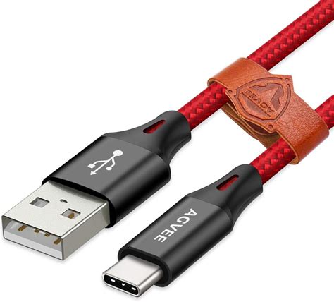agvee  heavy duty usb  charger cable seamless usbc  lg stylo