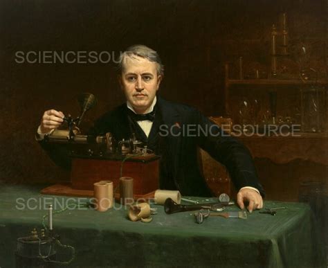 Photograph Thomas Edison American Inventor Science Source Images