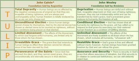 Calvinism Vs Arminianism Eljasib Missions