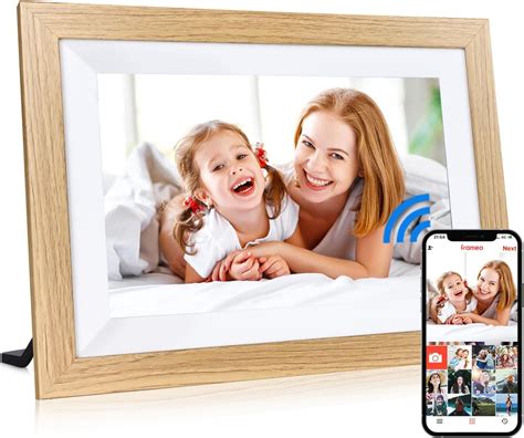 Amazon.com : WDYQJE Digital Picture Frame WiFi 10.1 Inch, IPS Touch ...