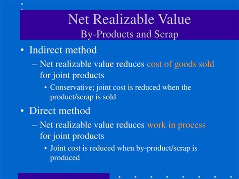 Ppt Chapter Allocation Of Joint Costs And Accounting For By