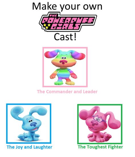 Blues Clues Puppies As The Powerpuff Girls By Ehrisbrudt On Deviantart