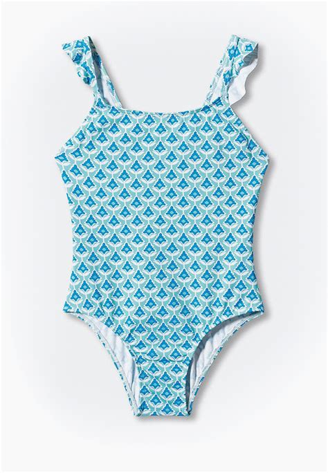 Купальник Mango Kids MARGOT, цвет: голубой, RTLACN540601 — купить в ...