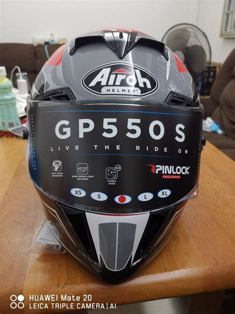 Airoh GP550S, Motorcycles, Motorcycle Apparel on Carousell