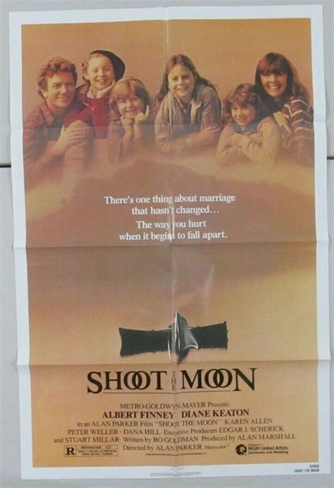 Shoot The Moon Original Folded Mint Movie Poster 1982 Albert Finney Diane Keaton Ebay