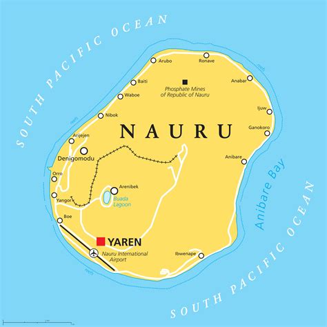 What is the capital of Nauru? | Mappr
