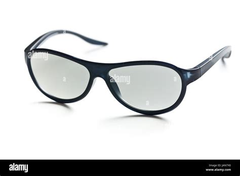 3d polarized glasses on white background Stock Photo - Alamy