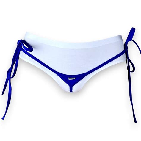 Spandex Micro Thong Bikini Bottom With Adjustable Side Ties Shbikini Extreme String