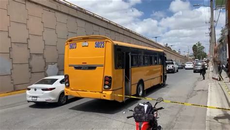 Disparan contra camión urbano en SLP tras incidente vial con el chofer