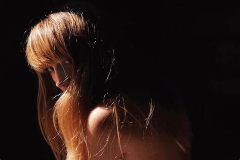 Premium Photo Portrait Of A Naked Woman With Blonde Hair