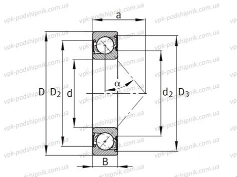 Подшипник 7005-B-XL-2RS-TVP Купить Цена 2400 в Украине