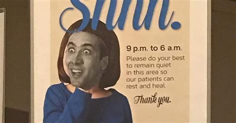 Nicolas Cage Cares About Patient Satisfaction Scores Imgur