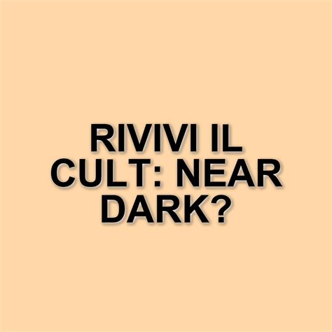 Il cult di Kathryn Bigelow "Near Dark" potrebbe diventare una serie TV