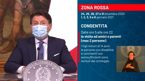 Decreto Natale Conte Zona Rossa Durante Le Feste Ma Si Possono