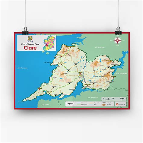 clare county map schoolsie