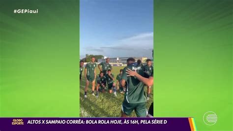 Associação Atlética De Altos X Sampaio Corrêa Minuto A Minuto - Vídeo: Altos x Sampaio Corrêa: bola rola hoje, às 16h, pela Série D ...