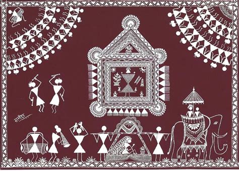 warli  impression  tribal culture hubpages
