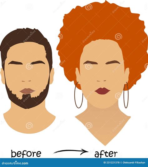 LGBT Vector Illustration. Transgender Woman Stock Vector - Illustration