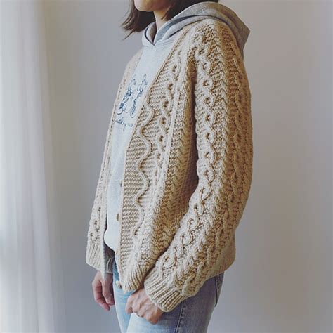 Ravelry Cabled Cardigan Pattern By Irene Lin