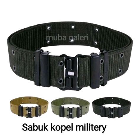 Jual Ikat Pinggang Pria Sabuk Kopel Militer Security Shopee Indonesia